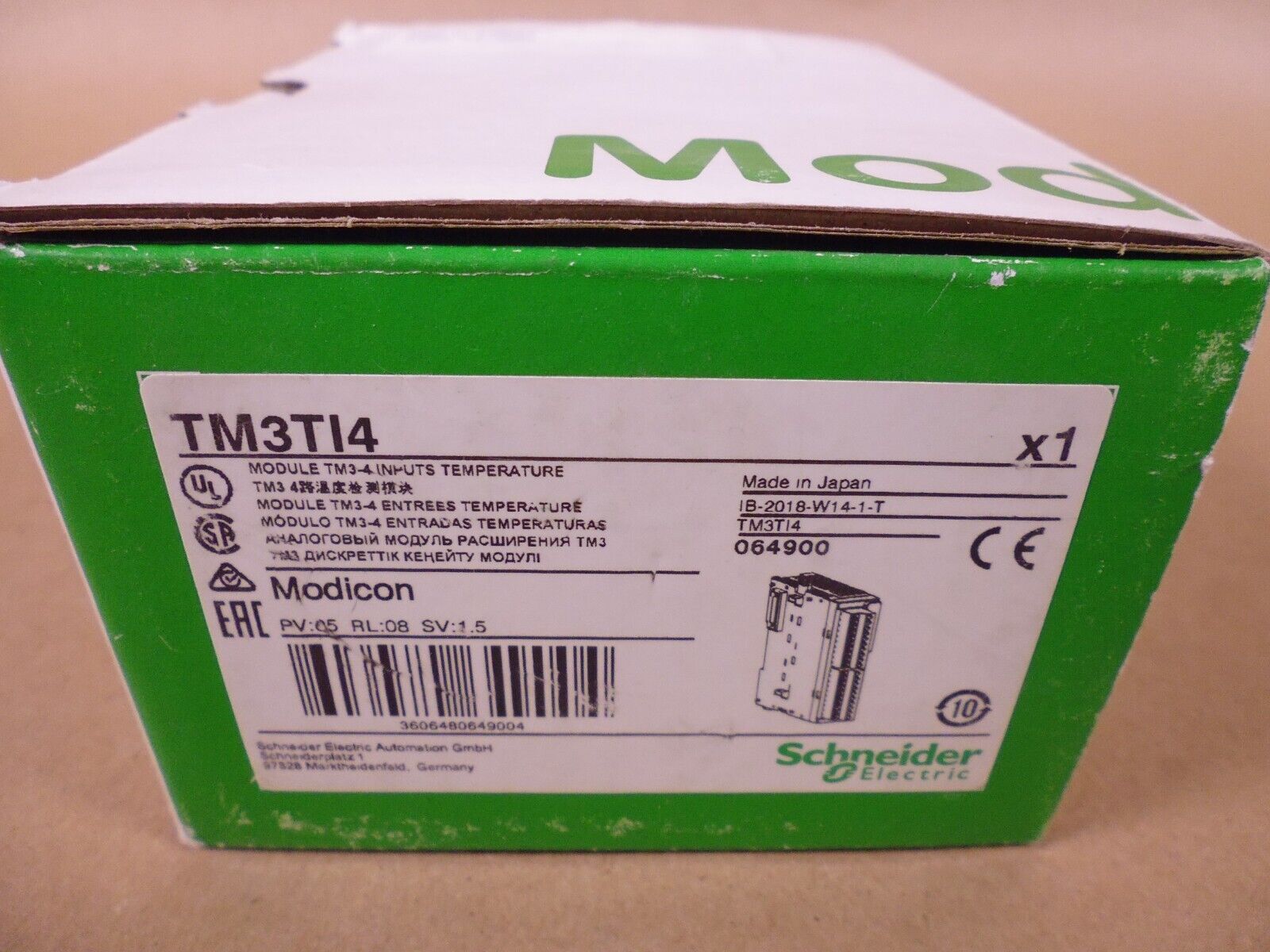 NEW Schneider TM3TI4 Module TM3-4 Inputs Temperature TM3 Modicon | Electrical MRO Replacement Parts &amp; Components and Commercial Electrical Supplies Company