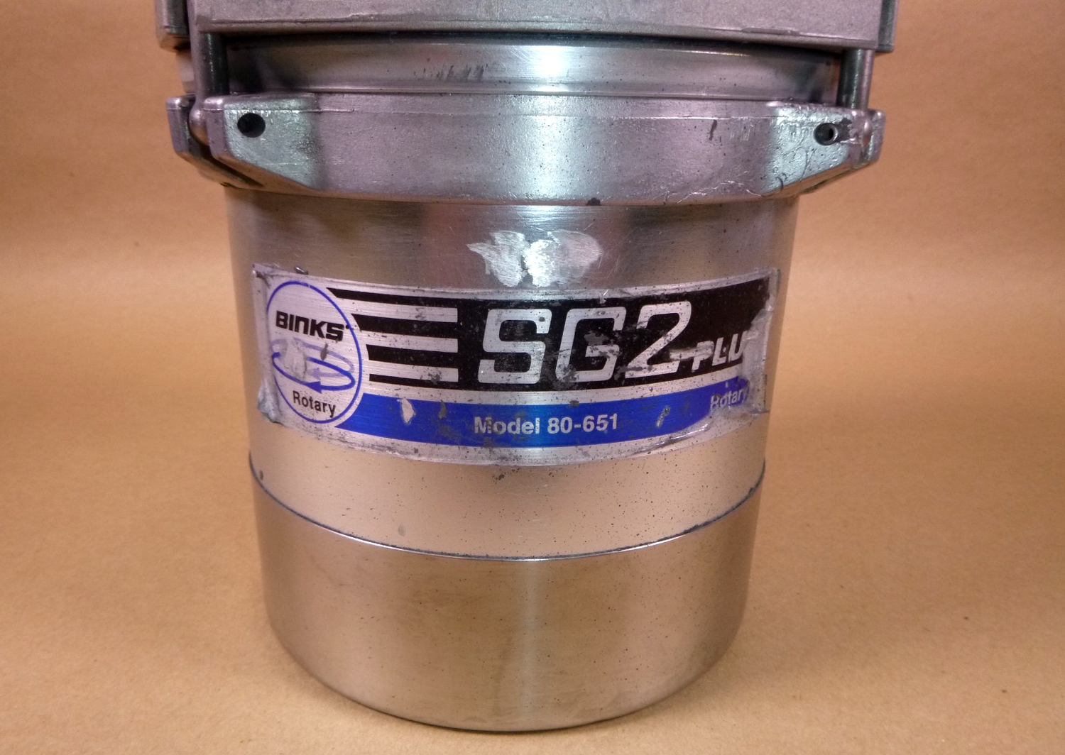 USED Binks SG2 Plus Pressure Cup With Gast Rotary Agitator 2 Quart Model 80-651 | Industrial MRO Replacement Parts, Manufacturing Machine Parts &amp; Components, Heavy Equipment Parts Supplier