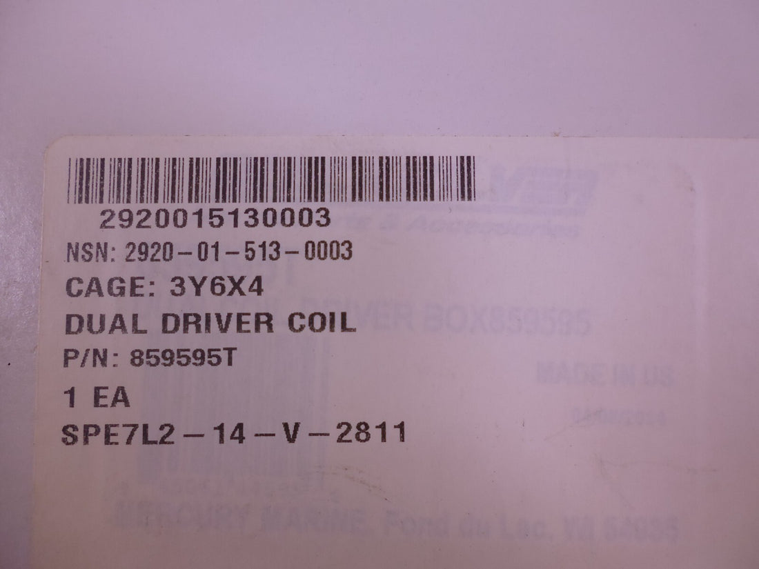 OEM Mercury Quicksilver 859595T Dual Coil Driver 859595 Genuine 200 225 250 DFI | Replacement Truck Parts, Trailer Accessories, Automobile Supplies, Car Parts &amp; Accessories