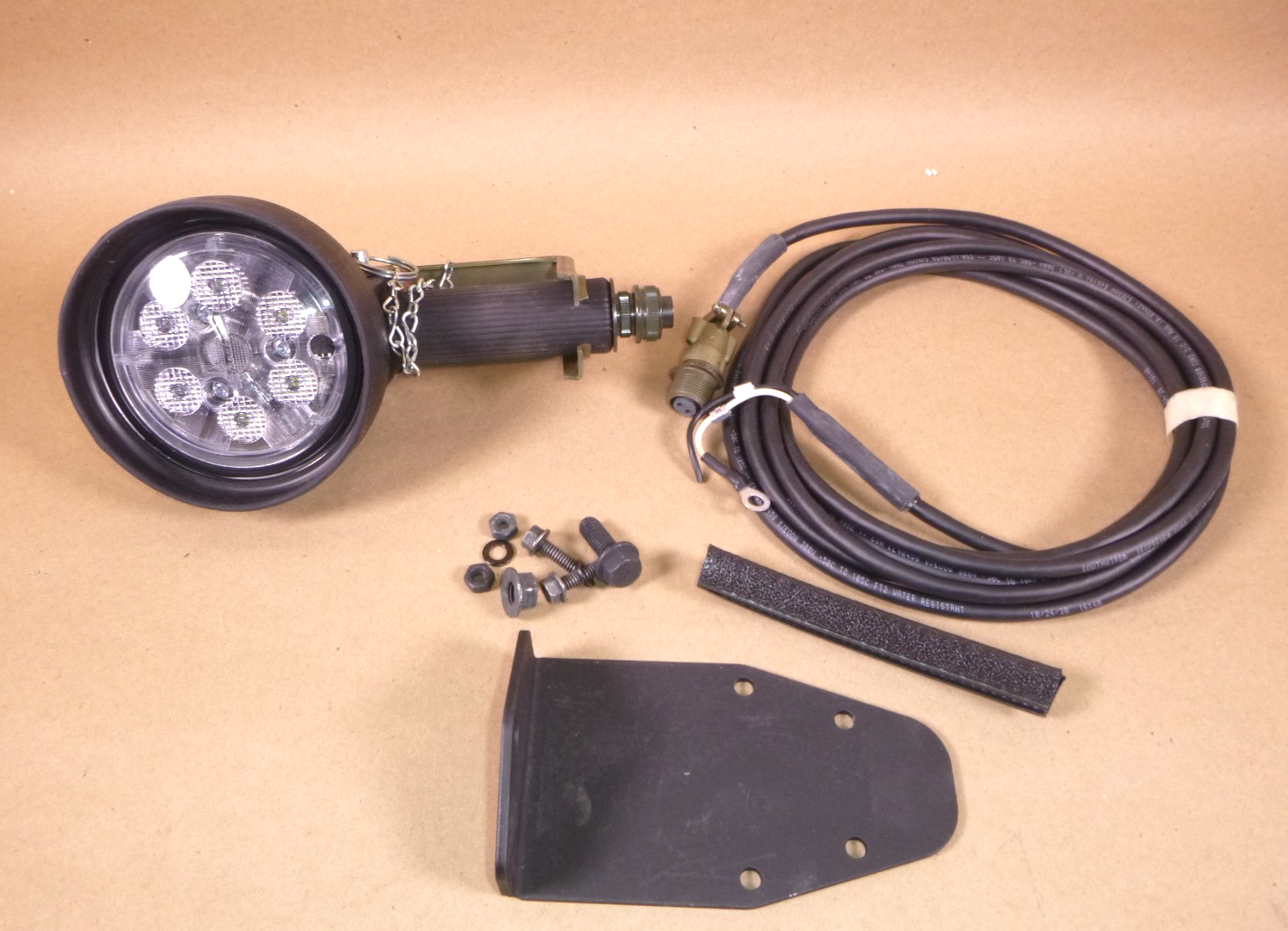 USGI M998 FMTV JW Speaker Handheld or Mounted LED Spot Work Light Extension Cord , 4415482 | Genuine FMTV Replacement Parts, LMTV Parts For Sale and Military Surplus Medium Tactical Vehicle Parts &amp; Components