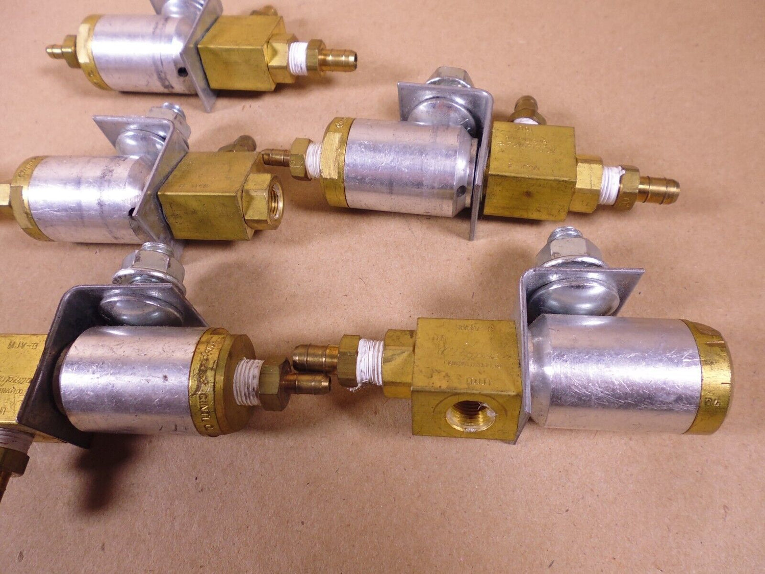 (LOT OF 7) Clippard MJV-3 Valve With Attachments | Industrial MRO Replacement Parts, Manufacturing Machine Parts &amp; Components, Heavy Equipment Parts Supplier