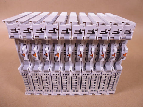 (10x) WAGO 750-430 Analog Input PLC Module 8-Channel Digital 24VDC