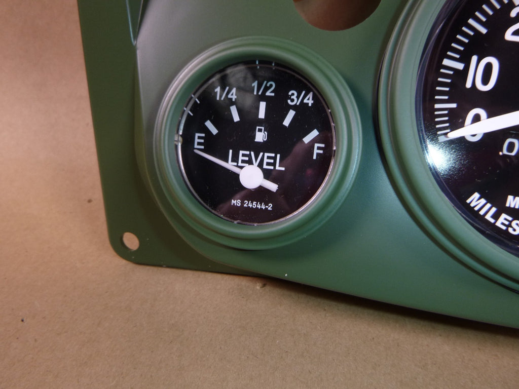 M998 Humvee Instrument Panel With 5 Gauge Set Green 12338466, 2540-01-185-6117 | Genuine HMMWV Replacement Parts and Military Surplus Humvee Parts & Accessories