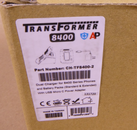 Transformer Dual Charger for Polycom / SpectraLink 8400 & 8440 Series Batteries | Industrial MRO Tools and Replacement Industrial Equipment Components