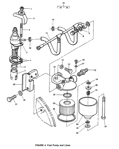 MEP803A Generator DN4M-1 Fuel Pump Line Tube 186-6160 OEM , 4710-01-382-2822 | Genuine MEP Generator Replacement Parts and Military Surplus Generator Parts