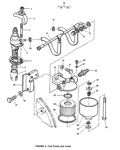 MEP803A Generator DN4M-1 Fuel Pump Line Tube 186-6160 OEM , 4710-01-382-2822