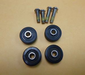 Twister T4 Bearing Rollers Black 25 OD x 6 ID x 12mm (8 Piece Kit) 13-0325-00-P