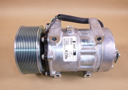 New Sanden SD7H15 AC Compressor U4051, 24 Volt 126mm Clutch, 12 Groove, R134a | Replacement Truck Parts, Trailer Accessories, Automobile Supplies, Car Parts &amp; Accessories