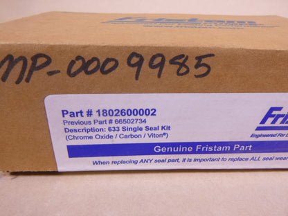 OEM Fristam 1802600002 , 633 Single Seal Kit , 66502734 , Genuine