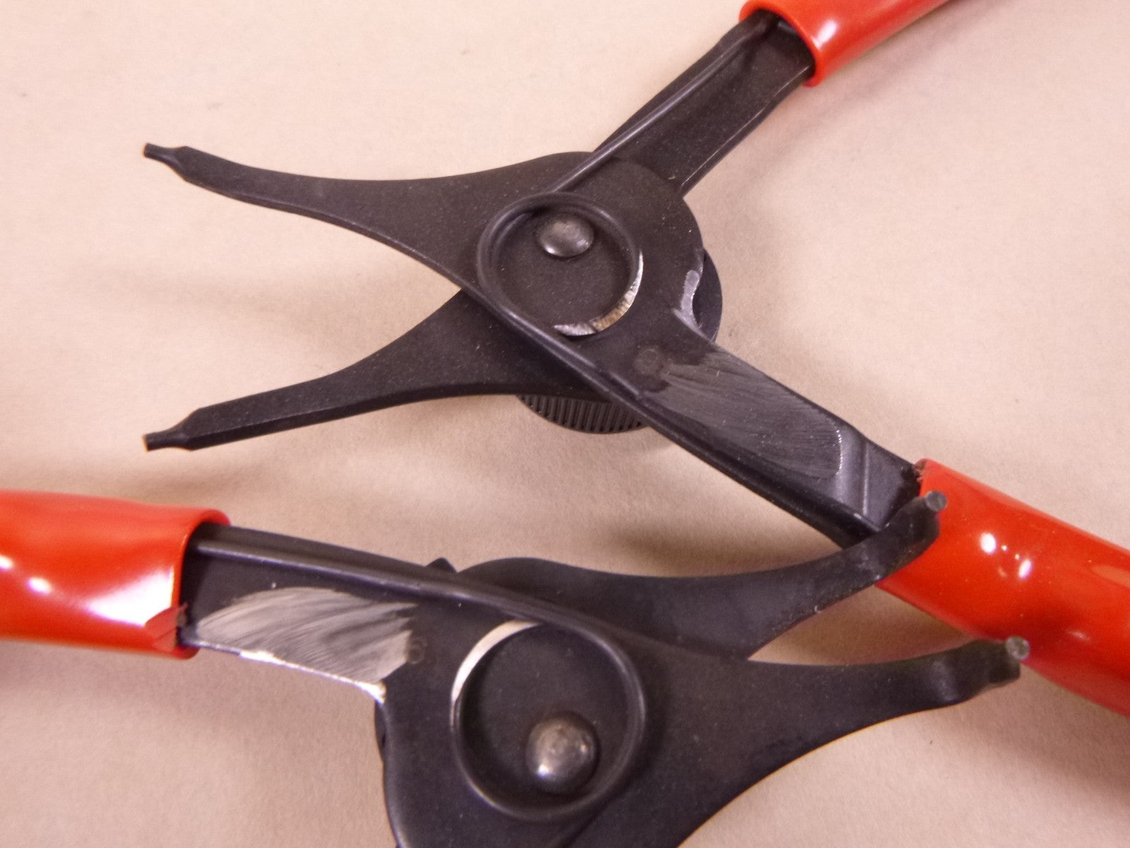 Snap on Tools 6 Piece Convertible Retainer Ring Pliers Set With Case PRH406