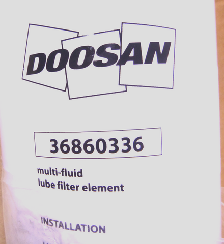 OEM Doosan Fits Ingersoll Rand Bobcat Oil Filter 36877363 With Filter Element 36860336 | Industrial Tractor Parts Supplier and Surplus Tractor Parts & Accessories