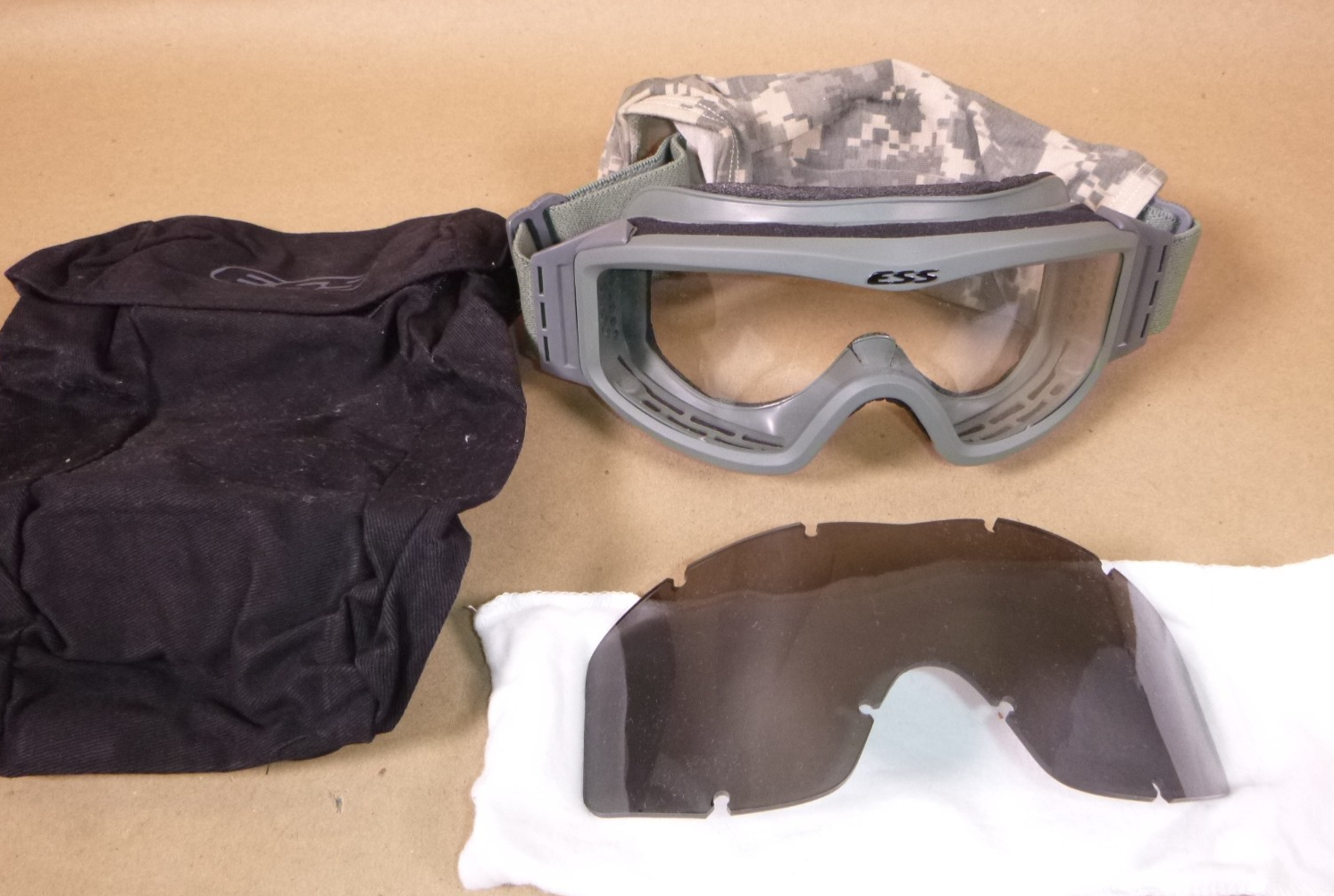 USGI ESS Profile NVG Ballistic Goggles Foliage Green 4240-01-540-5585