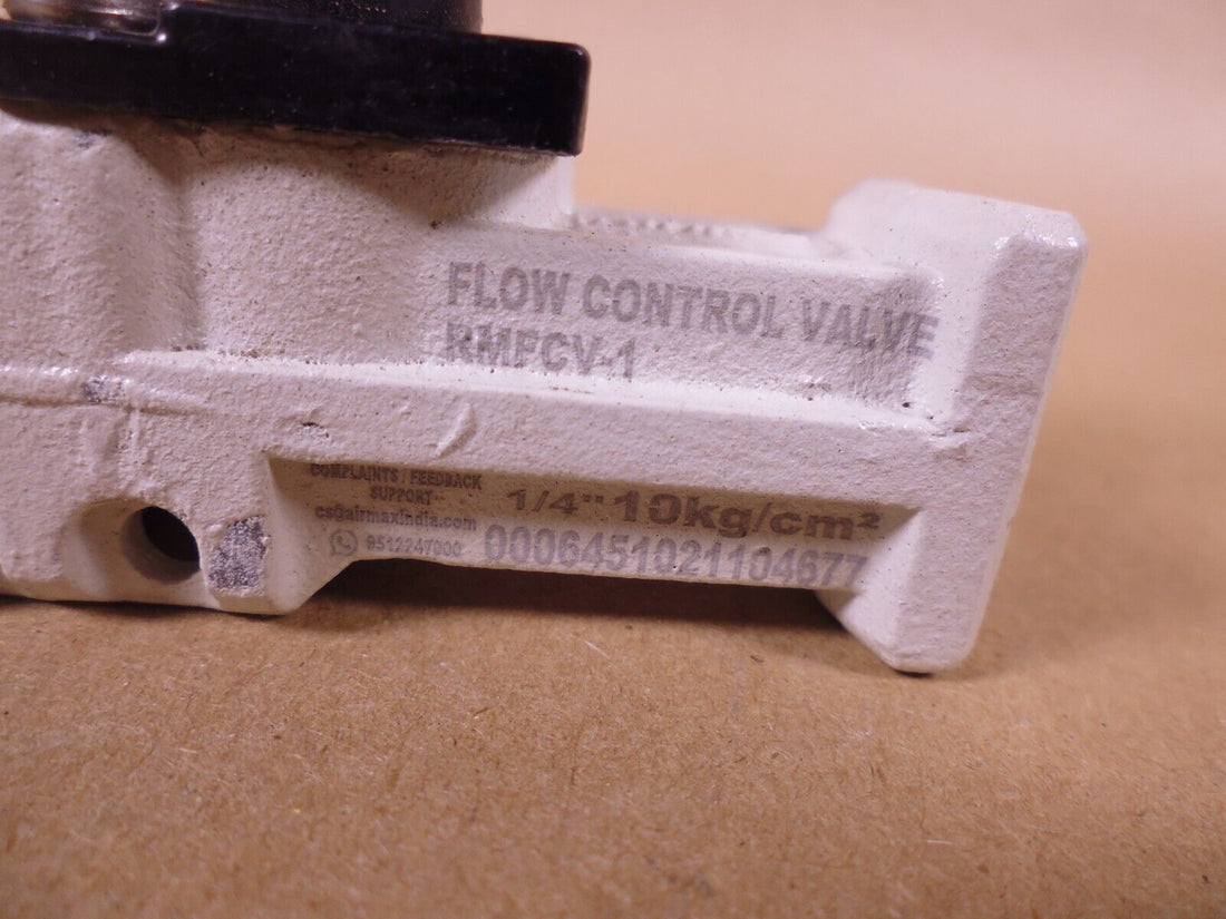 Airmax RM Series RMFCV-1 Flow Control Valve 1/4" Aluminum Manual | Industrial MRO Replacement Parts, Manufacturing Machine Parts &amp; Components, Heavy Equipment Parts Supplier
