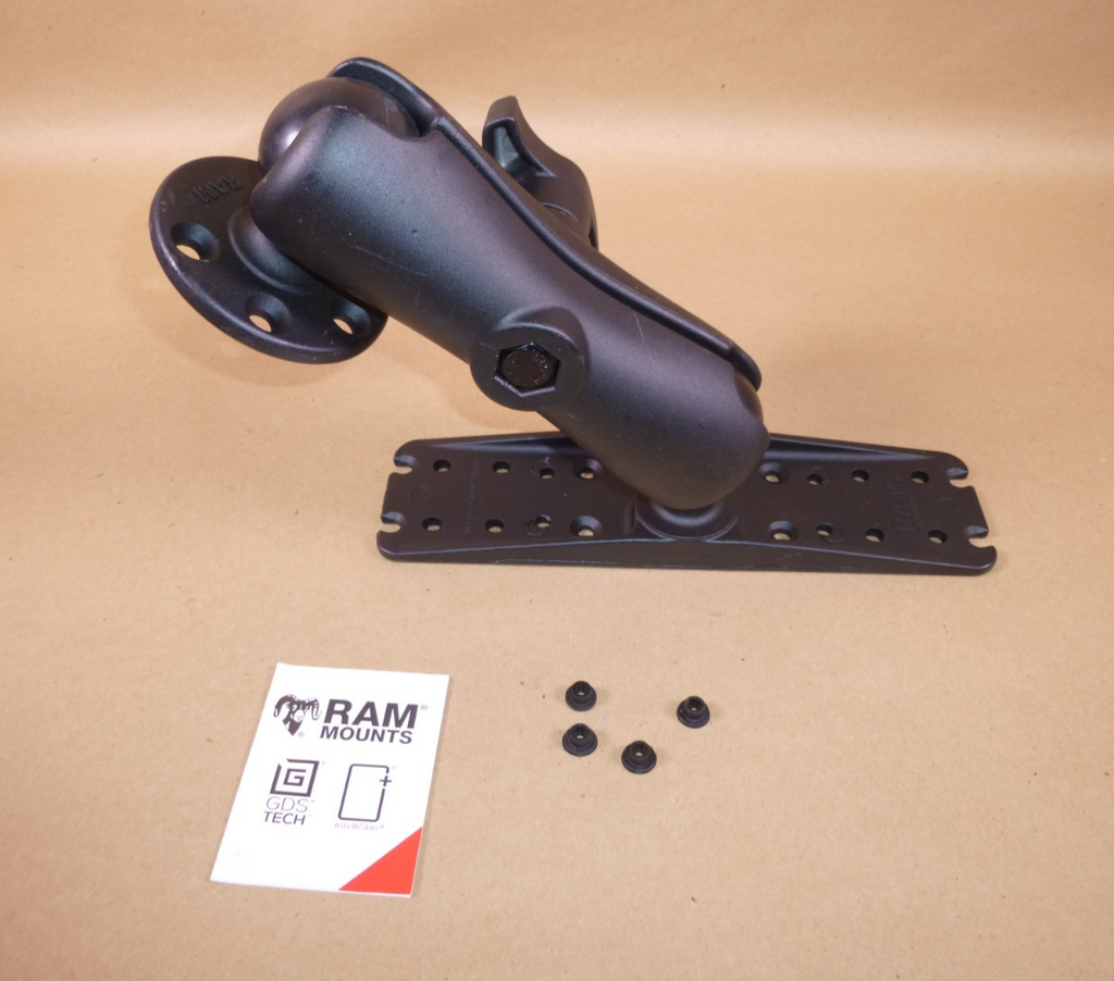 RAM-D-111U Medium Arm Electronic Mount 2.25" Ball W/ Rectangle & Round Plates | Industrial MRO Replacement Parts, Manufacturing Machine Parts & Components, Heavy Equipment Parts Supplier