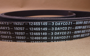 M998 Humvee HMMWV 114" Serpentine Belt 12469149-3, 3030-01-488-5606 Made in USA | Genuine HMMWV Replacement Parts and Military Surplus Humvee Parts & Accessories