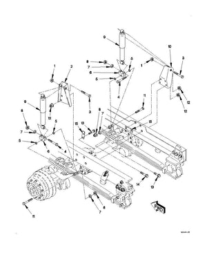 USGI FMTV / LMTV MRAP Front Shock Absorber (1 Pair) 12414357, 2510-01-372-4839 | Genuine FMTV Replacement Parts, LMTV Parts For Sale and Military Surplus Medium Tactical Vehicle Parts & Components