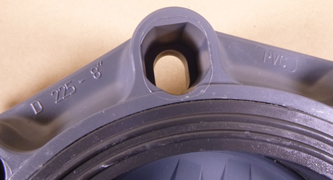 Evian 6964 DN200 8" Butterfly Valve PVC PN 10 D225 , 6964 F0 L0097 Wafer | Industrial MRO Replacement Parts, Manufacturing Machine Parts & Components, Heavy Equipment Parts Supplier