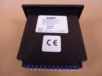 USED KEP Kessler-Ellis Mini-Batcher 6-Digit LED Flow Batcher MR2B3 220VAC 6.5VA | Electrical MRO Replacement Parts &amp; Components and Commercial Electrical Supplies Company