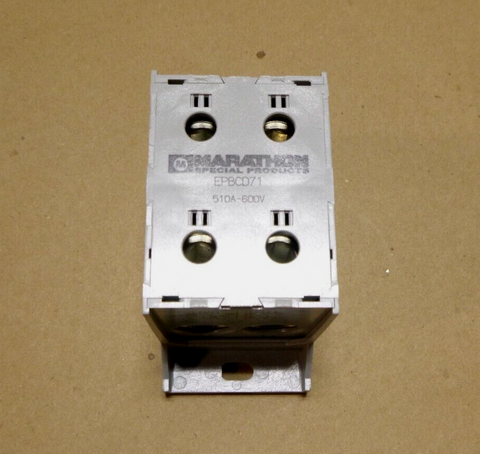 Marathon Special Products EPBCD71 Power Terminal Block 510 Amp 600 Volt Din Rail