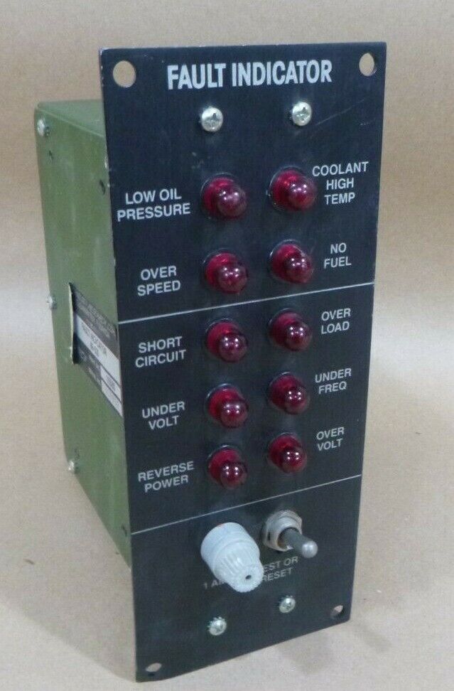 MEP 004A 006A 009A 103A 105A 113A FAULT LOCATING INDICATOR , 6625-00-003-0976 | Genuine MEP Generator Replacement Parts and Military Surplus Generator Parts