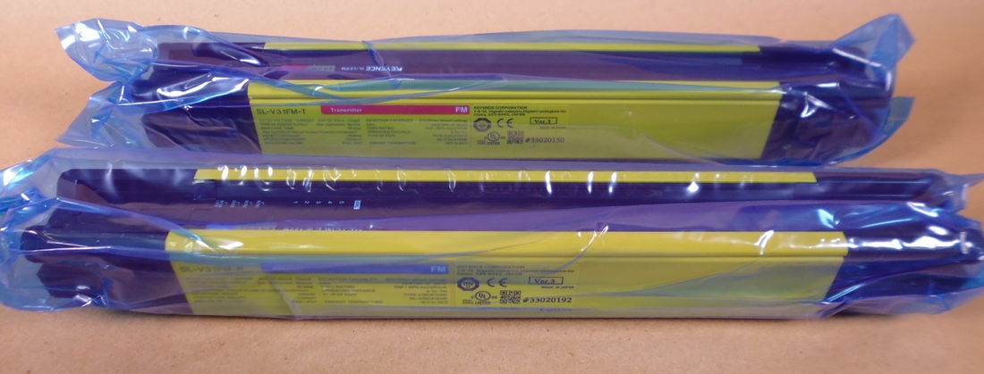 Keyence SL-V31FM Safety Light Curtain Set , SL-V31FM-T , SL-V31FM-R | Electrical MRO Replacement Parts &amp; Components and Commercial Electrical Supplies Company