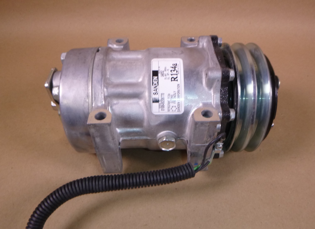 U4052 Sanden AC Compressor 24 Volt 2 Groove SD7H15 Platform 7 Cylinder R-134a | Replacement Truck Parts, Trailer Accessories, Automobile Supplies, Car Parts & Accessories
