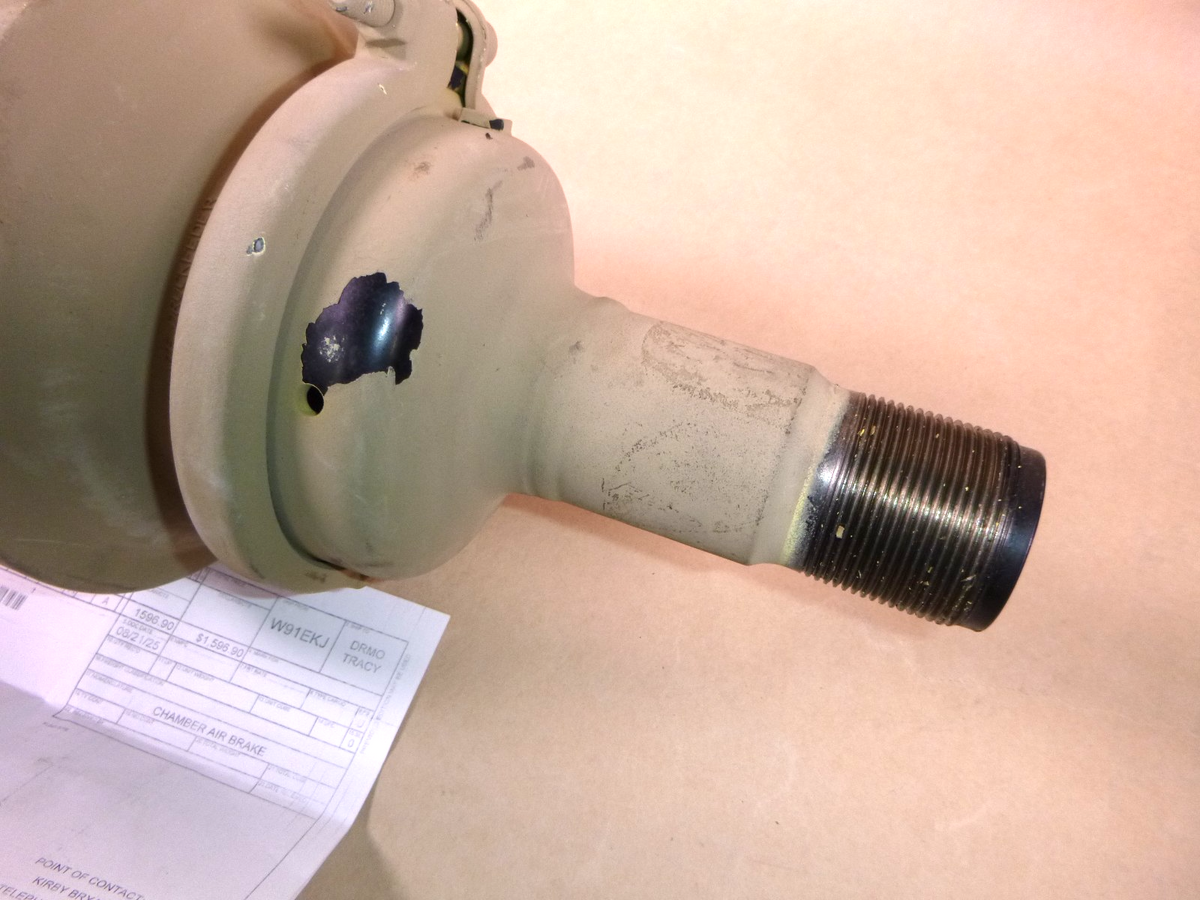 USGI Air Brake Chamber A203ARM52 2530-01-559-5821 For IVMMD Chubby Husky Meerkat | Industrial Tractor Parts Supplier and Surplus Tractor Parts &amp; Accessories