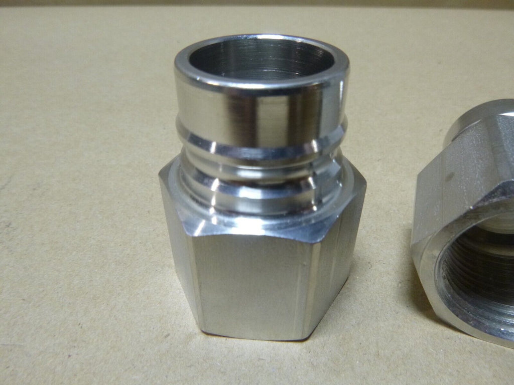 2x SNAP-TITE SS Quick Release Coupling Nipple w/o Valve 1" Female SPHN-16-16F | Industrial Replacement Nuts & Bolts Distributor and Machinery Screws & Fasteners Supply