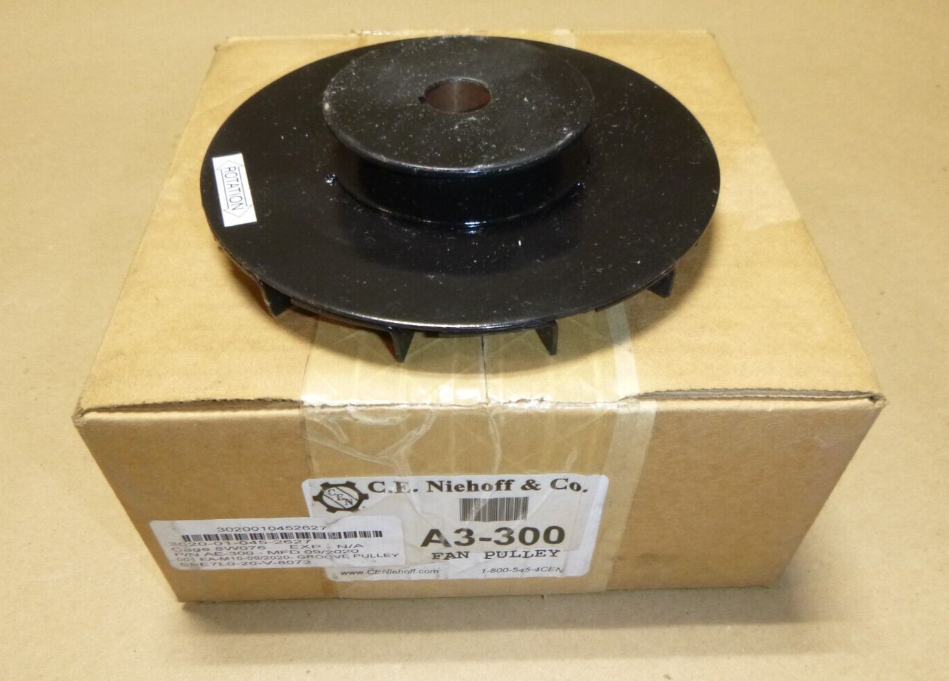 USGI New C. E. Niehoff A3-300 Cooling Fan &amp; Pulley Assembly 3020-01-045-2627 | Replacement Truck Parts, Trailer Accessories, Automobile Supplies, Car Parts &amp; Accessories