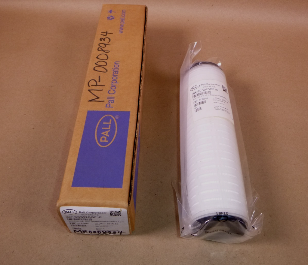 PALL Suporlife Filter SCS92DGF1E SUPORLIFE 10" EPR 0.2um | Industrial MRO Replacement Parts, Manufacturing Machine Parts & Components, Heavy Equipment Parts Supplier