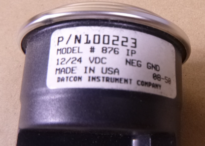 Datcon Model 876 IP 12/24VDC Electronic Hours Meter Gauge N100223 USA | Replacement Truck Parts, Trailer Accessories, Automobile Supplies, Car Parts &amp; Accessories
