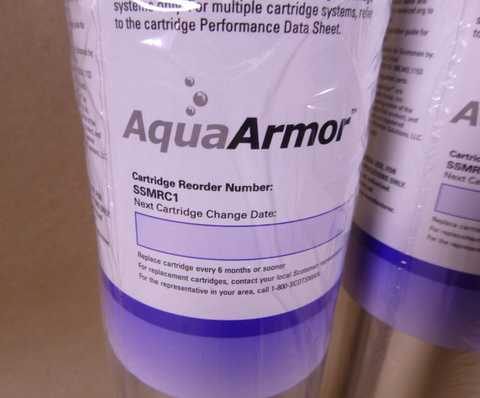 Lot of 2 Scotsman SSMRC1, SSM Plus Ice Machine Water Filtration System Cartridge