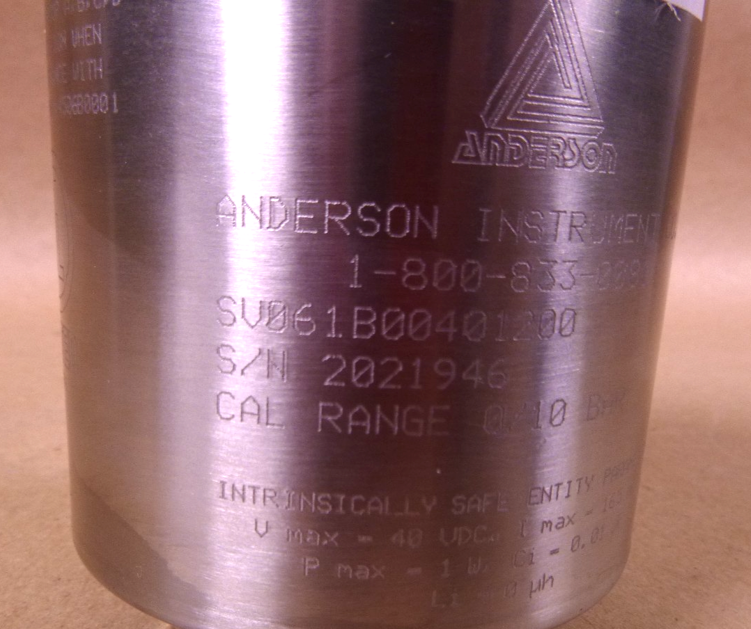Anderson Negele SV Pressure Transmitter 0-10 bar 316L Stainless 1-1/2" Tri-Clamp | Electrical MRO Replacement Parts &amp; Components and Commercial Electrical Supplies Company