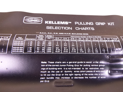 Hubbell Wiring Device-Kellems 033-05-1114 6 Pc Cable Pulling Mesh Grip Kit