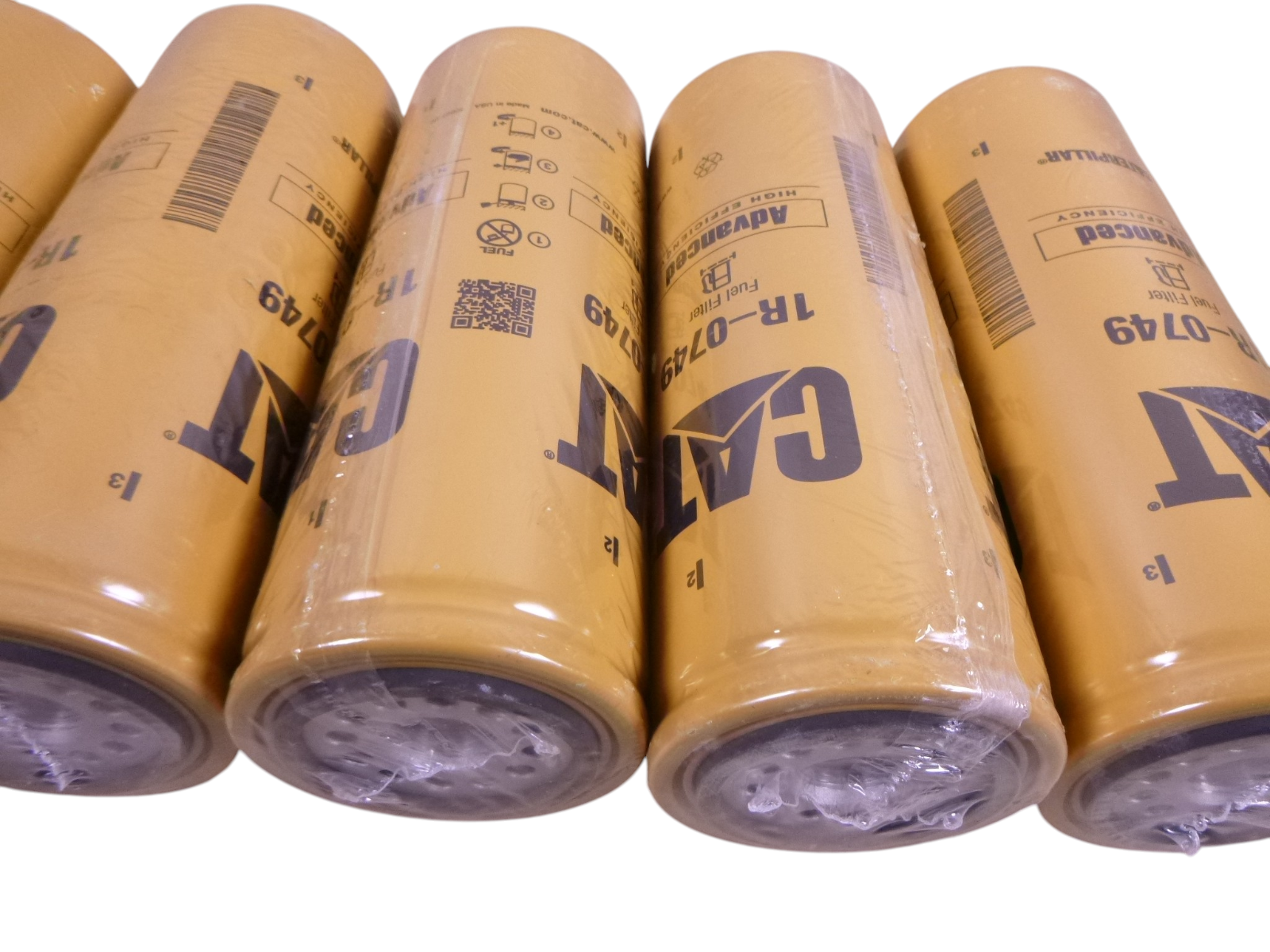(6 PACK) OEM CATERPILLAR CAT 1R-0749 Fuel Filter Advanced High Efficiency 1R0749 | Industrial Tractor Parts Supplier and Surplus Tractor Parts &amp; Accessories