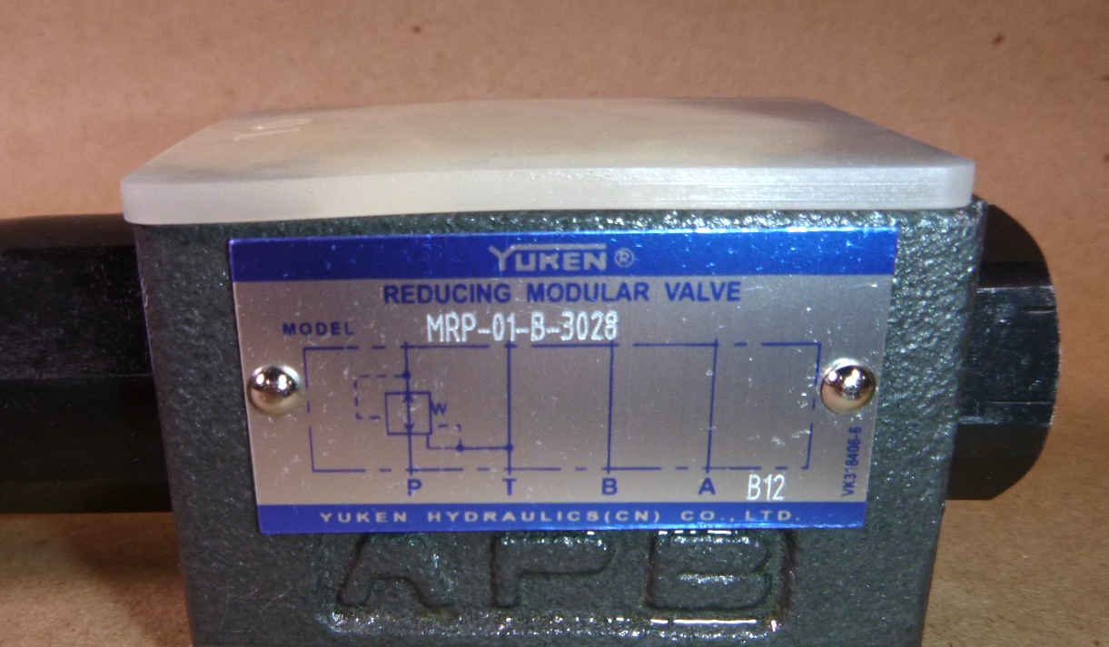 MRP-01-B-3028 Yuken Reducing Modular Hydraulic Valve | Industrial MRO Replacement Parts, Manufacturing Machine Parts &amp; Components, Heavy Equipment Parts Supplier