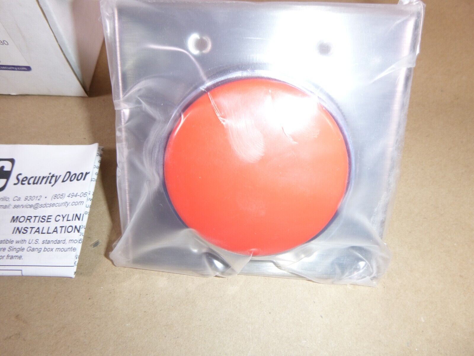 Security Door Controls 441U, 2-1/2" Mushroom Button Exit / Access Switch DPST | Industrial MRO Replacement Parts, Manufacturing Machine Parts &amp; Components, Heavy Equipment Parts Supplier