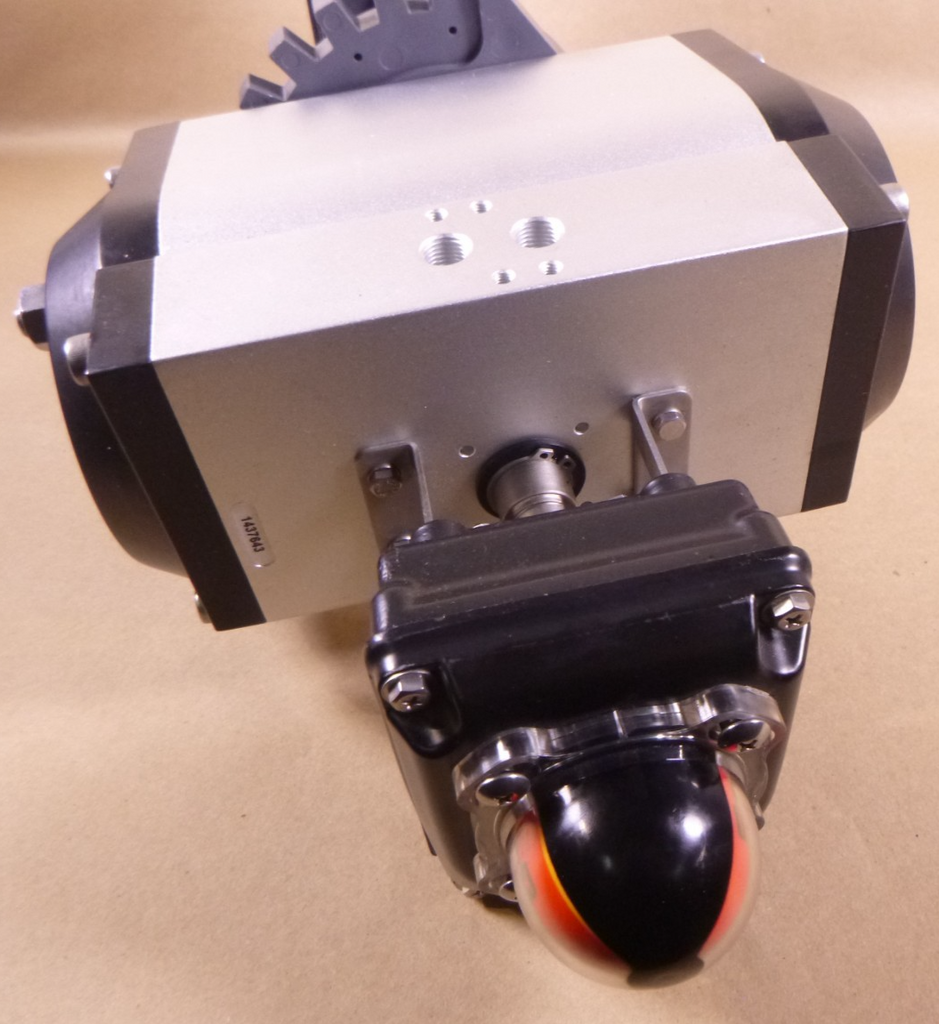Evian 6964 Actuator DN200 w/ BE45 Max-Air Limit Switch Box & 8" Butterfly Valve | Industrial MRO Replacement Parts, Manufacturing Machine Parts & Components, Heavy Equipment Parts Supplier