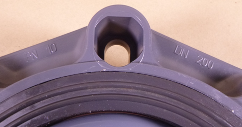 Evian 6964 DN200 8" Butterfly Valve PVC PN 10 D225 , 6964 F0 L0097 Wafer | Industrial MRO Replacement Parts, Manufacturing Machine Parts & Components, Heavy Equipment Parts Supplier