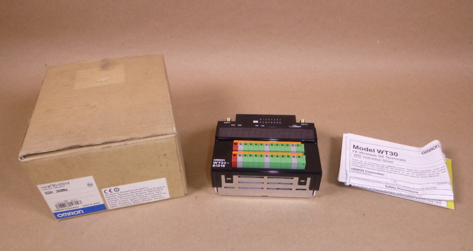 WT30-SID16 Omron FA Wireless SS Terminal 16 DC Inputs (NPN/PNP) I/O Slaves | Electrical MRO Replacement Parts &amp; Components and Commercial Electrical Supplies Company