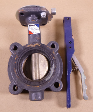 Nibco 2-1/2" LD2000 Series DI EPDM Butterfly Valve With Lever | Industrial MRO Replacement Parts, Manufacturing Machine Parts & Components, Heavy Equipment Parts Supplier