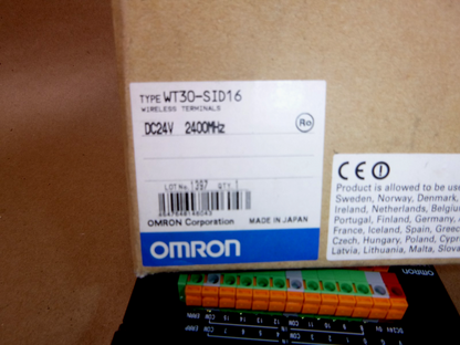 WT30-SID16 Omron FA Wireless SS Terminal 16 DC Inputs (NPN/PNP) I/O Slaves | Electrical MRO Replacement Parts &amp; Components and Commercial Electrical Supplies Company