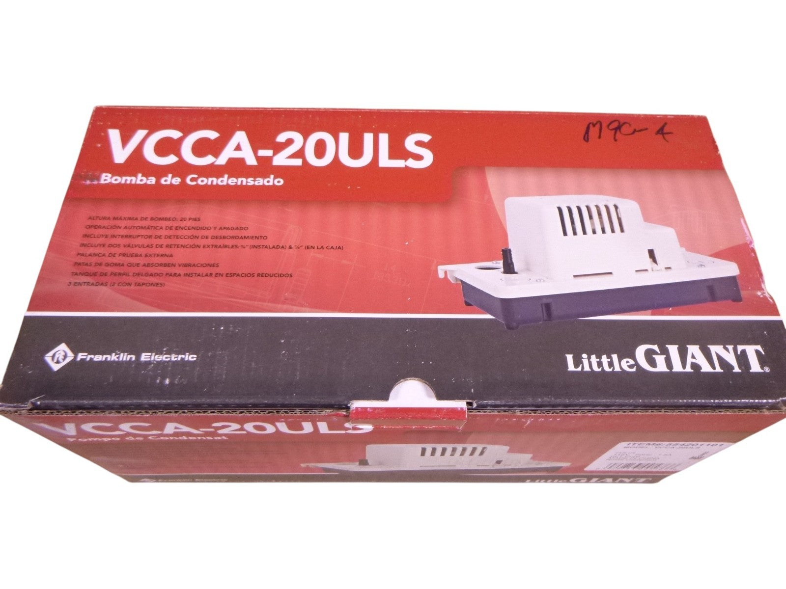 Little Giant VCCA-20ULS Condensate Pump 554201101 | Industrial Electric Motors, Pumps &amp; Parts