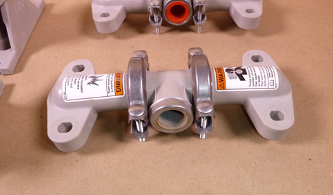 ARO Diaphragm Pump Assorted Polypropylene 1/2" Outlet Manifolds (Lot of 4) | Industrial Electric Motors, Pumps & Parts