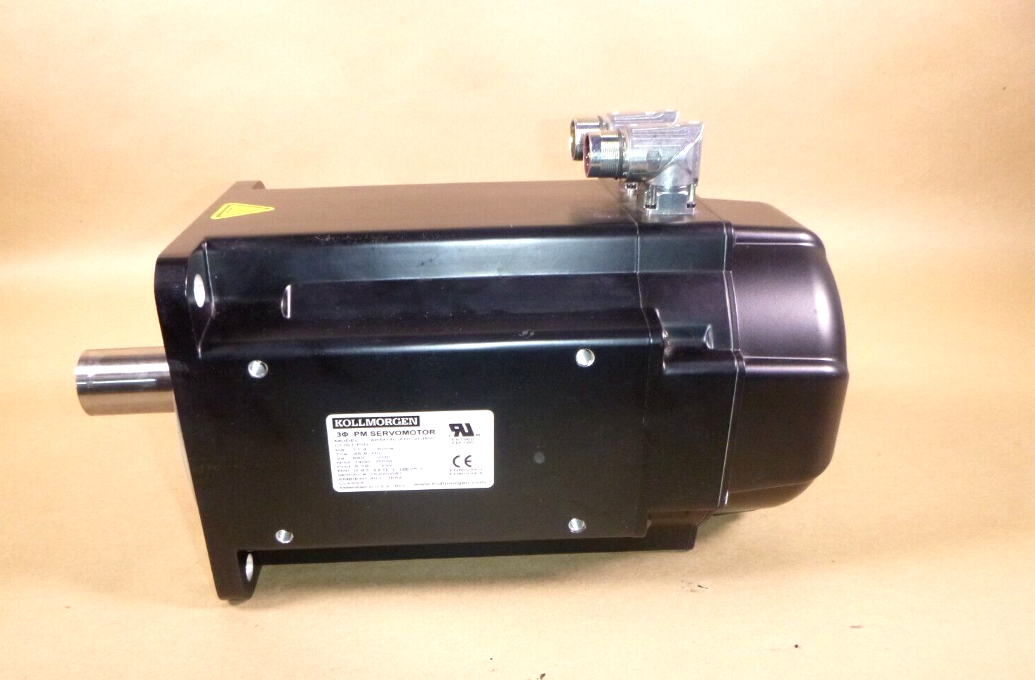 New Kollmorgen AKM74L-ANC2DB00 Servo Motor 5.18 KW, 640 Volt DC, 1400 Rpm | Industrial Electric Motors, Pumps &amp; Parts