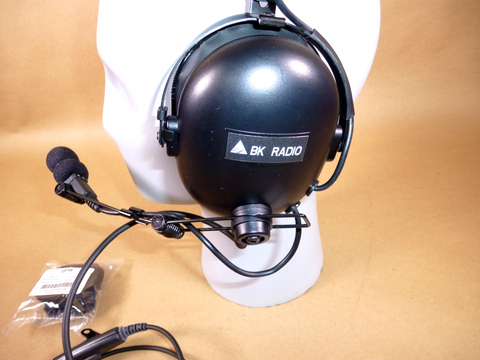 KAA0223 BK Radio HD PTT Headset Over the head W/ Boom Mic For KNG P Radios | Electrical MRO Replacement Parts & Components and Commercial Electrical Supplies Company