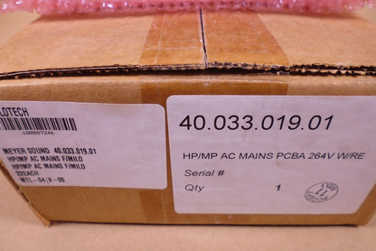 Meyer Sound 40.033.019.01 Mains PCBA For HP, MP, MPW, and LYON Amplifiers | Electrical MRO Replacement Parts &amp; Components and Commercial Electrical Supplies Company