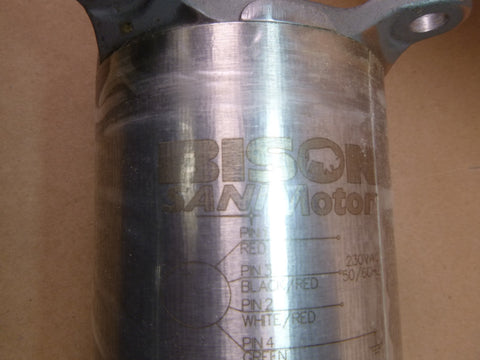 017-160-0037 BISON 1/20HP 46RPM TENV 230VAC 3ph Stainless SaniMotor Gearmotor | Industrial Electric Motors, Pumps & Parts