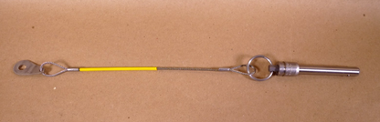 3/8" x 2" Grip Length QRP 17-4 SS Ball Lock Quick Release Pin W/ 8" Lanyard | Industrial MRO Replacement Parts, Manufacturing Machine Parts &amp; Components, Heavy Equipment Parts Supplier
