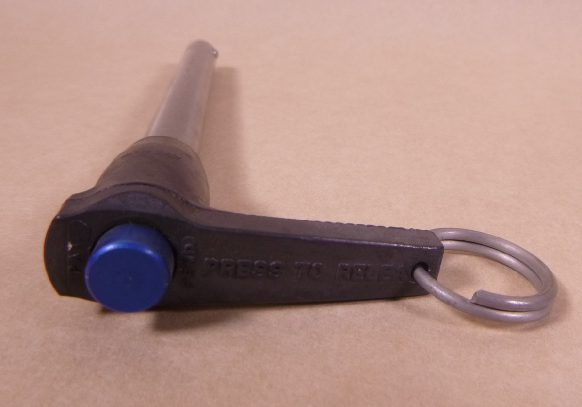 1/2" Shank x 5" Grip Length L Hdl Stainless Steel Quick Release Pin Avibank USA